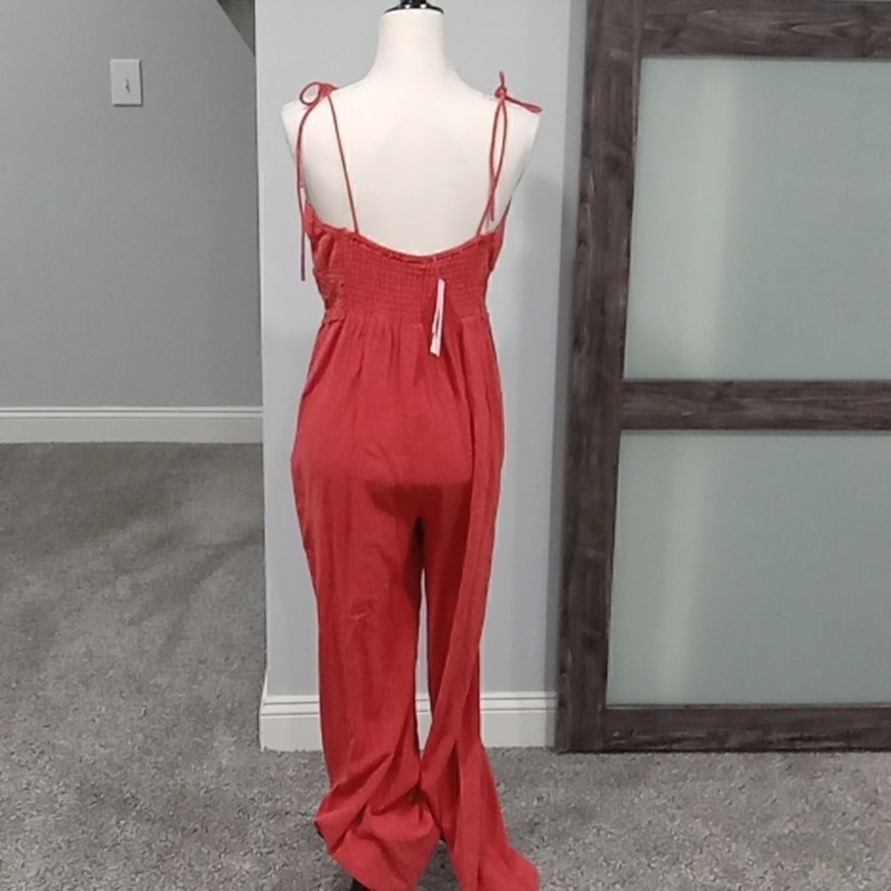 Urban Outfitters BDG Tilly lace, illusion waist wide leg jumpsuit size M… - Picture 6 of 6